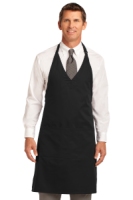 Tuxedo Apron with Stain Release - Black 